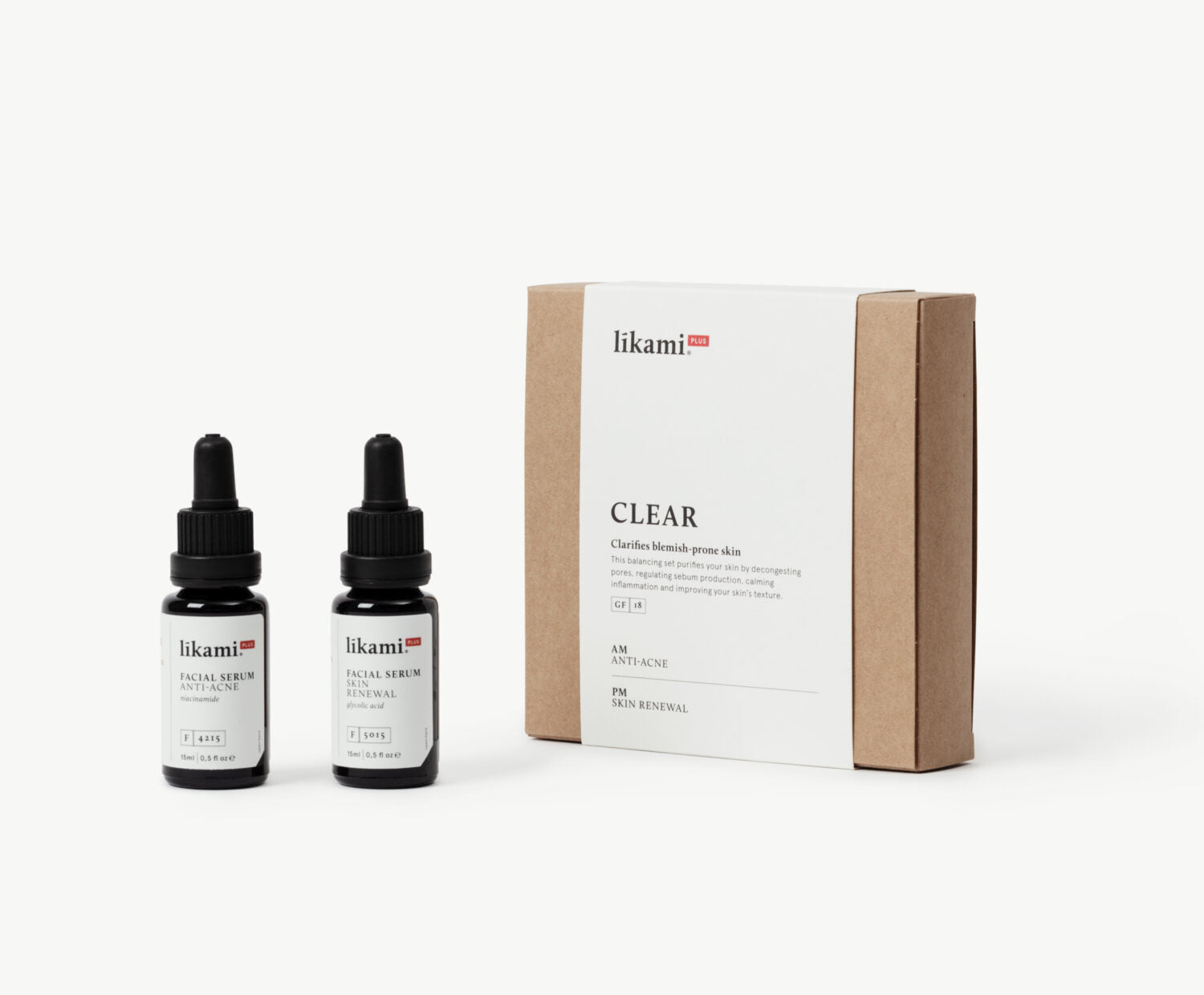 Likami plus - CLEAR serum set // focus on purifying & calming inflammation - acne prone