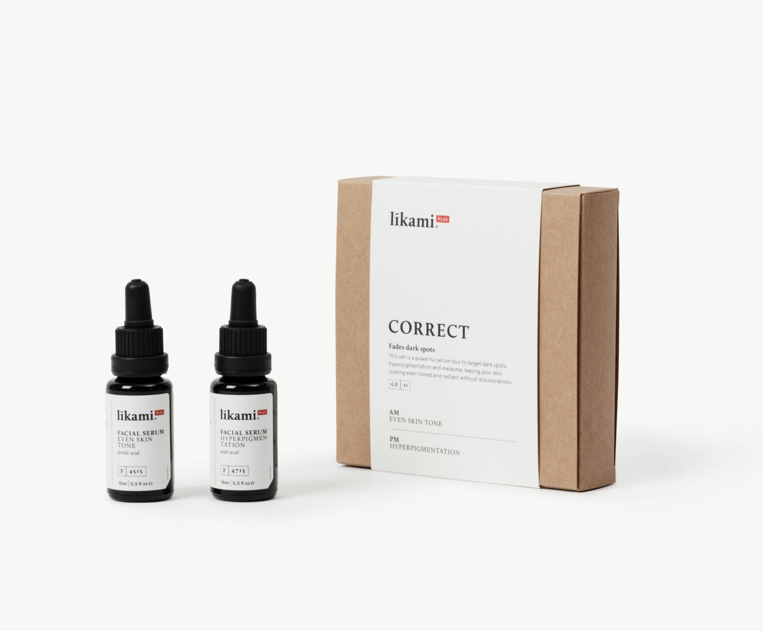 Likami plus - CORRECT serum set // focus dark spots, pigmentation